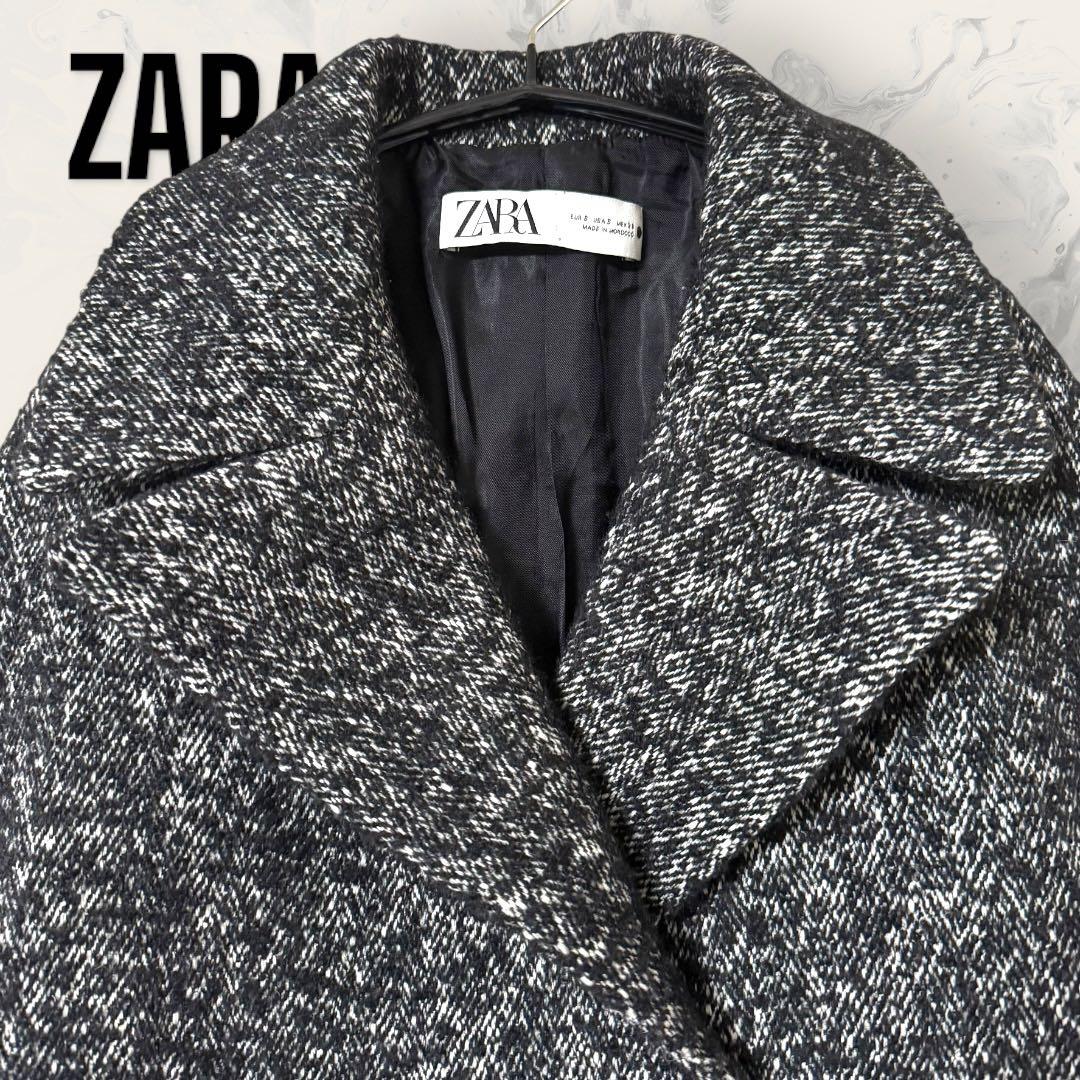 ZARA オーバーサイズ ウール コート