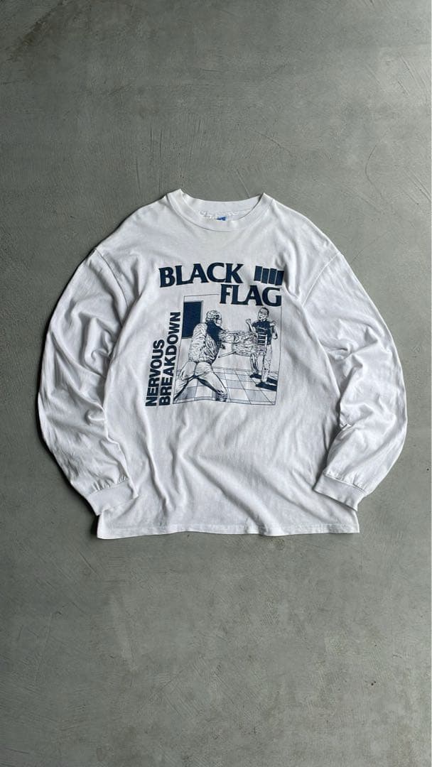 トップス 90s BLACK FLAG Nervous Breakdown