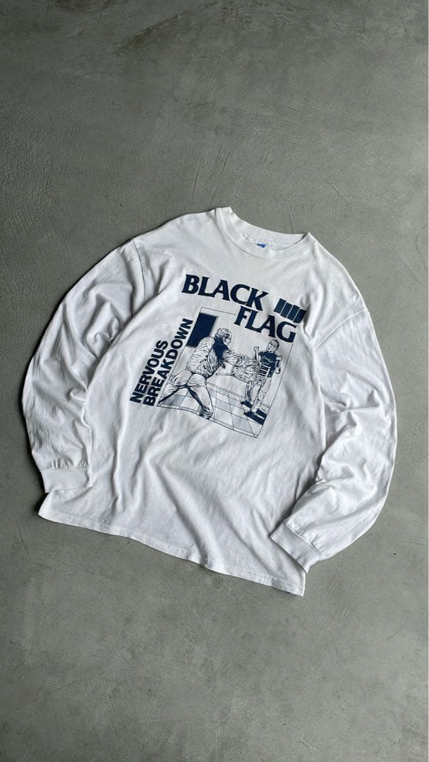 トップス 90s BLACK FLAG Nervous Breakdown