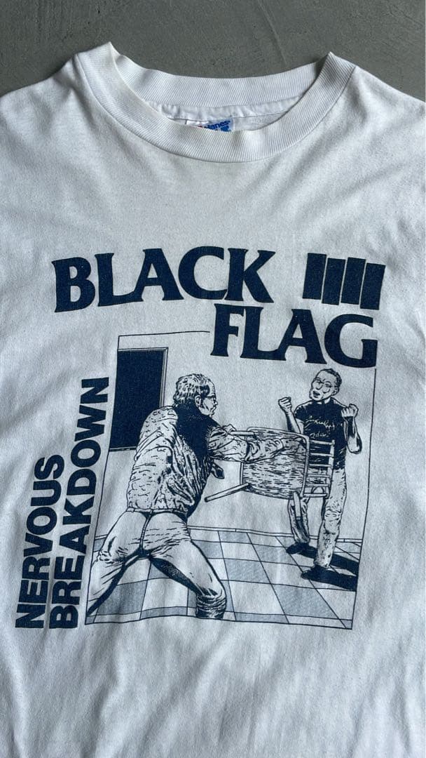 トップス 90s BLACK FLAG Nervous Breakdown