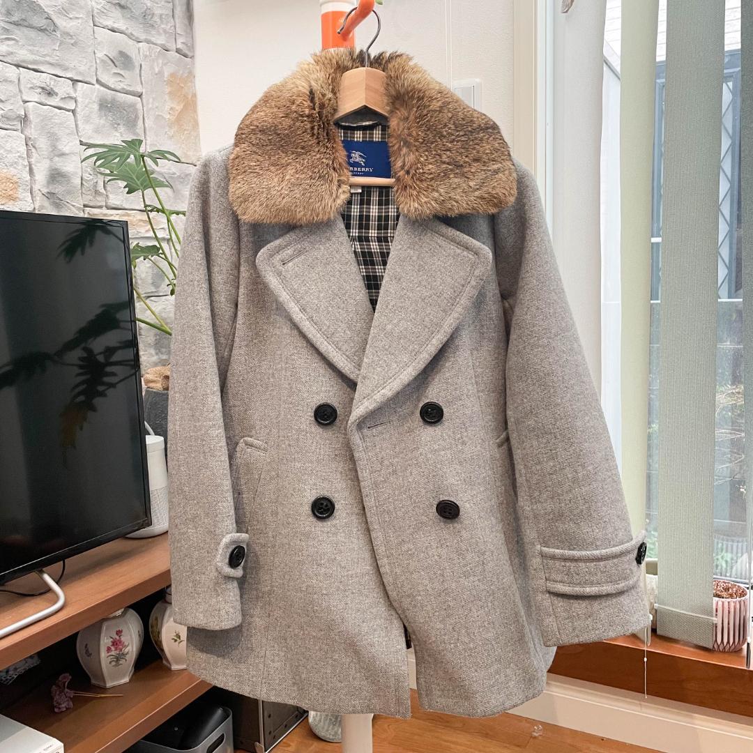 値下げ　バーバリーブルーラベル　コート　冬用