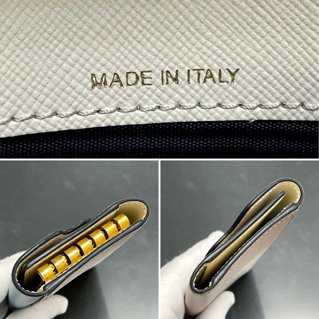 ケ6/MARNI/マルニ/キーケース/６連/ツートンカラー/ピンク