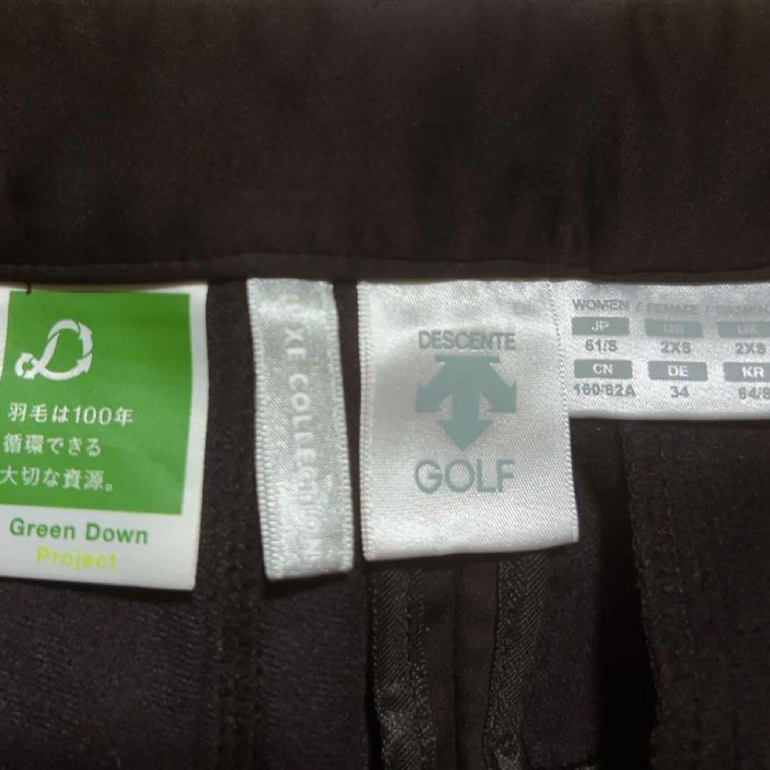 美品　デサントゴルフ　エアーポケットストレッチダウンパンツ　防風