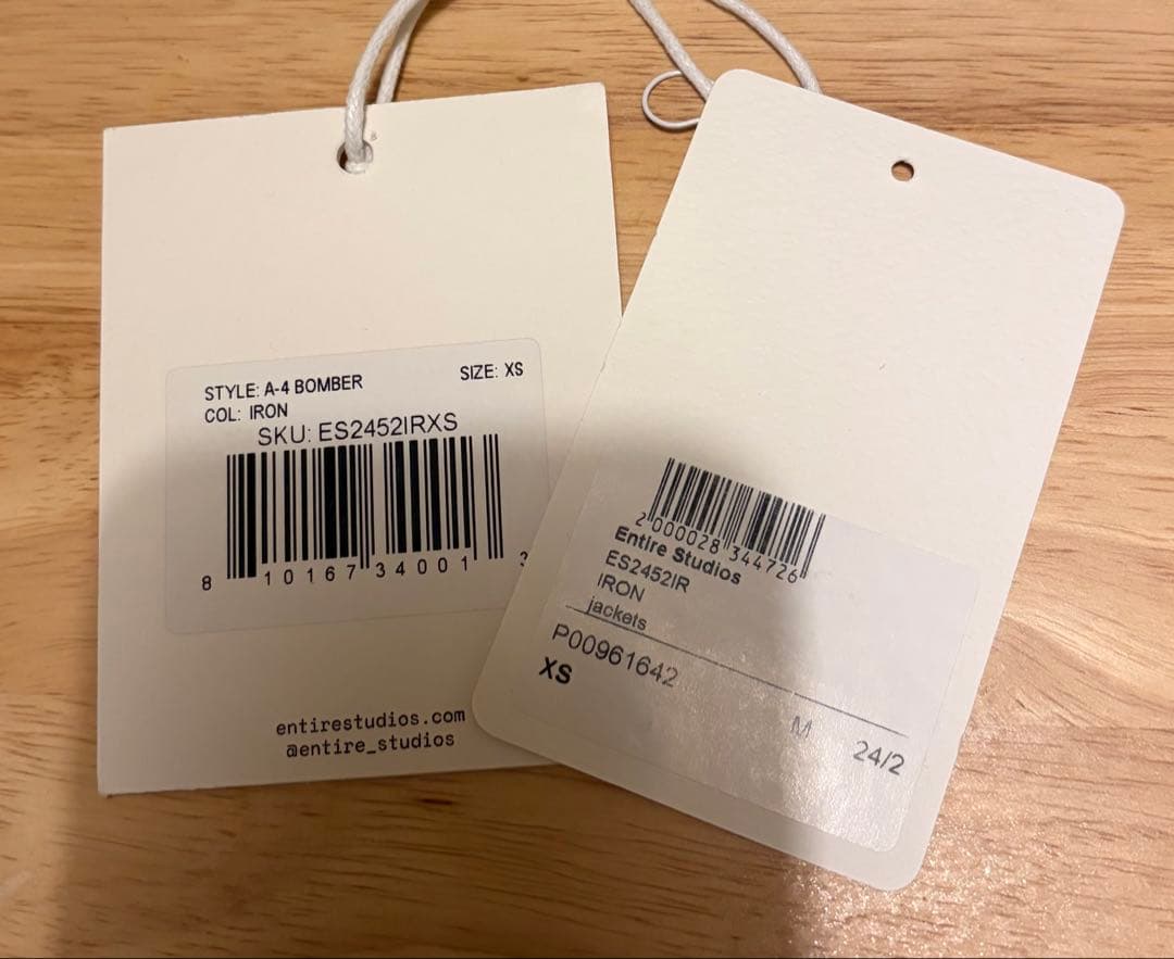 ジャケット・アウター entire studios a-4 bomber jacket ma-1