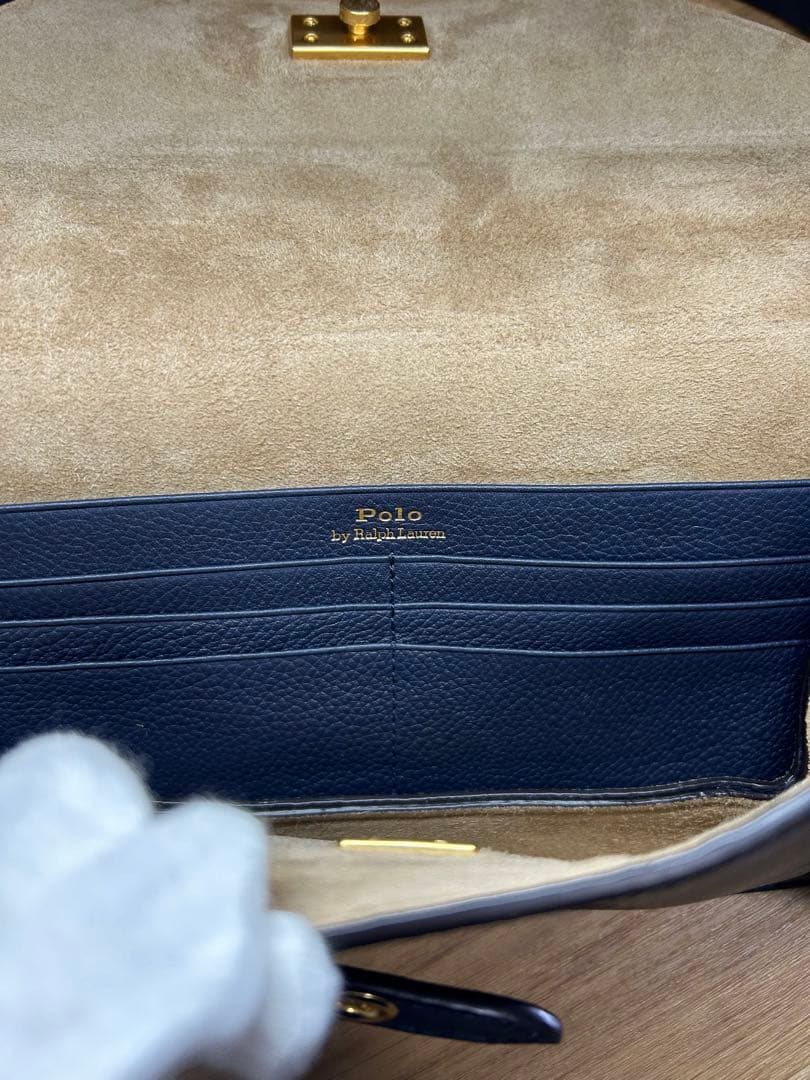 新品Polo Ralph Lauren クラッチバッグ 濃紺 新品タグ付き