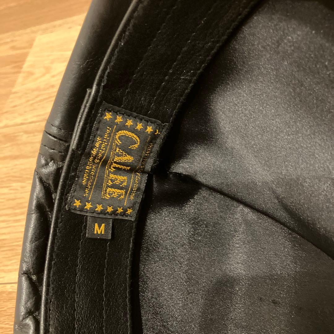 CALEE 牛革 レザーキャスケット M