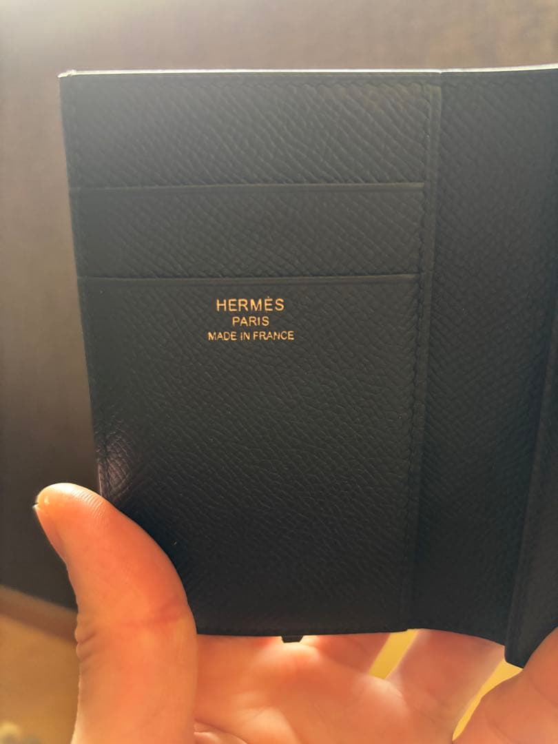 フルオーダー　H金具三つ折り財布　コンビネ　べアン