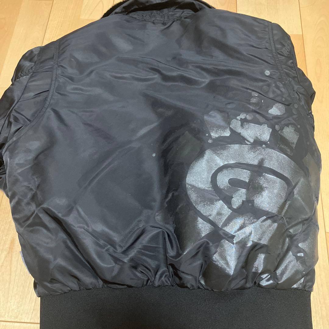 always フライトジャケット　ファー付き　MA1 黒