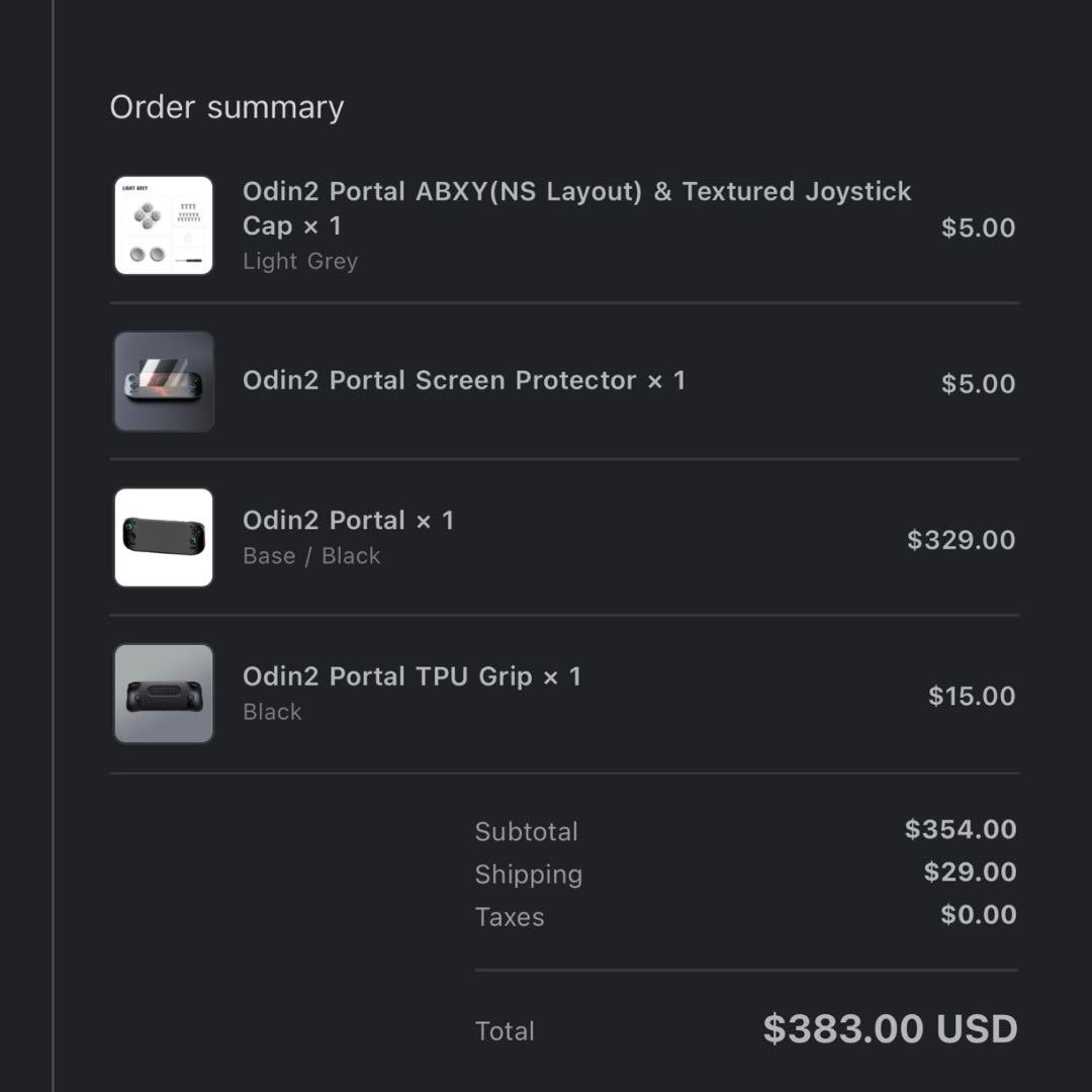 AYN Odin 2 Portal 一式セット