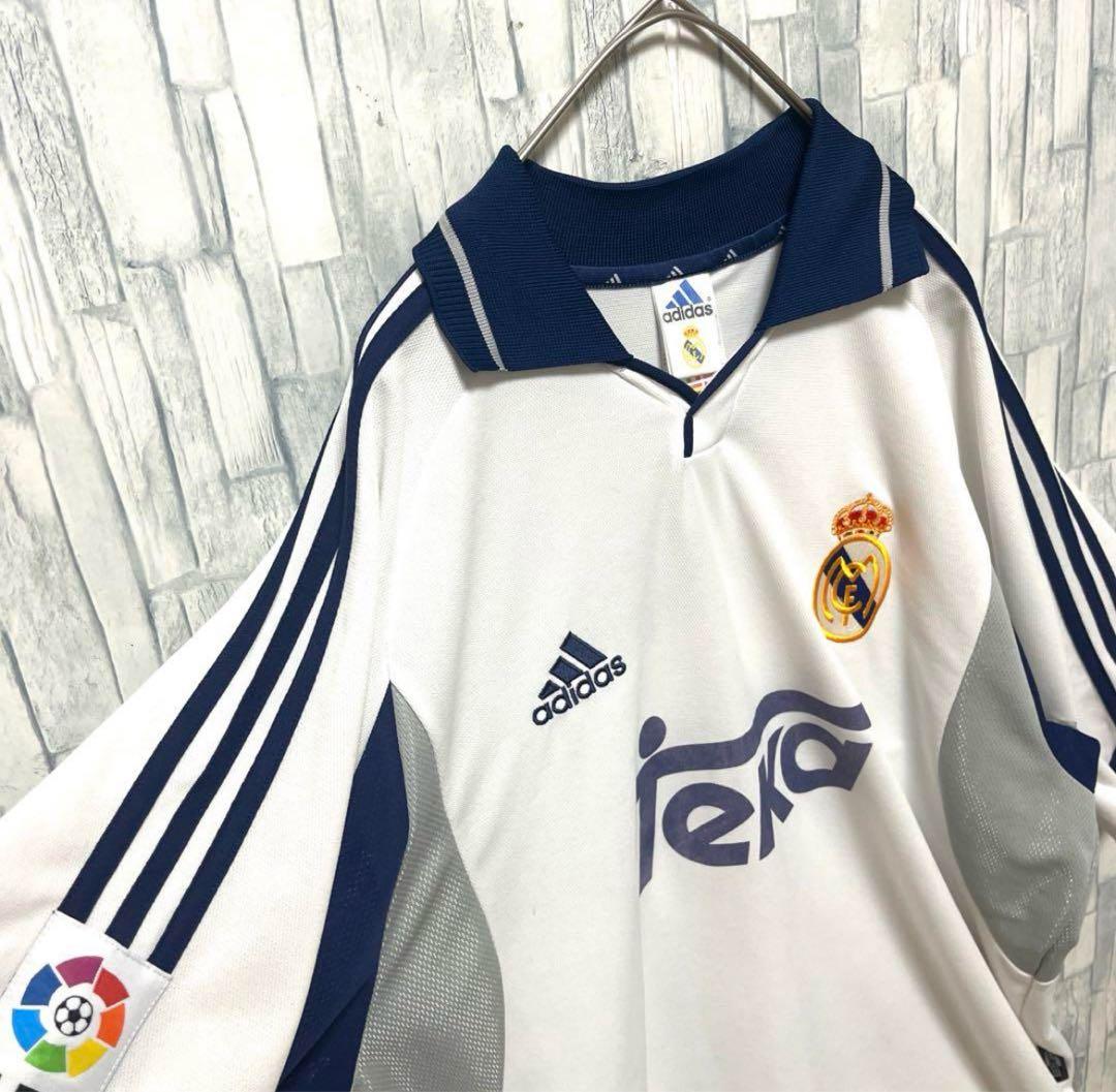 アディダス レアルマドリード ラウール 00-01 ユニフォーム 半袖 XL