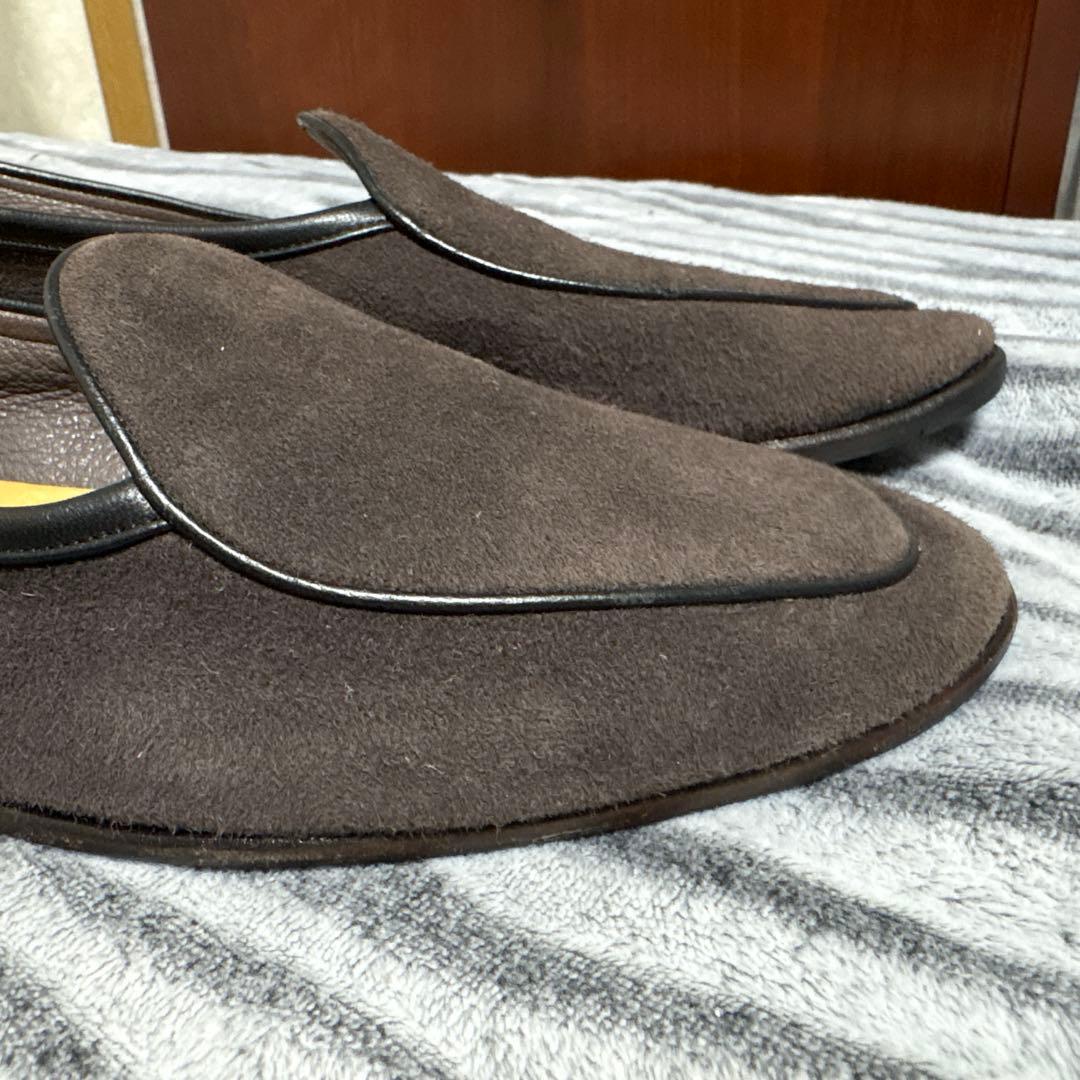BAUDOIN & LANGE ローファー 42 ダークブラウン