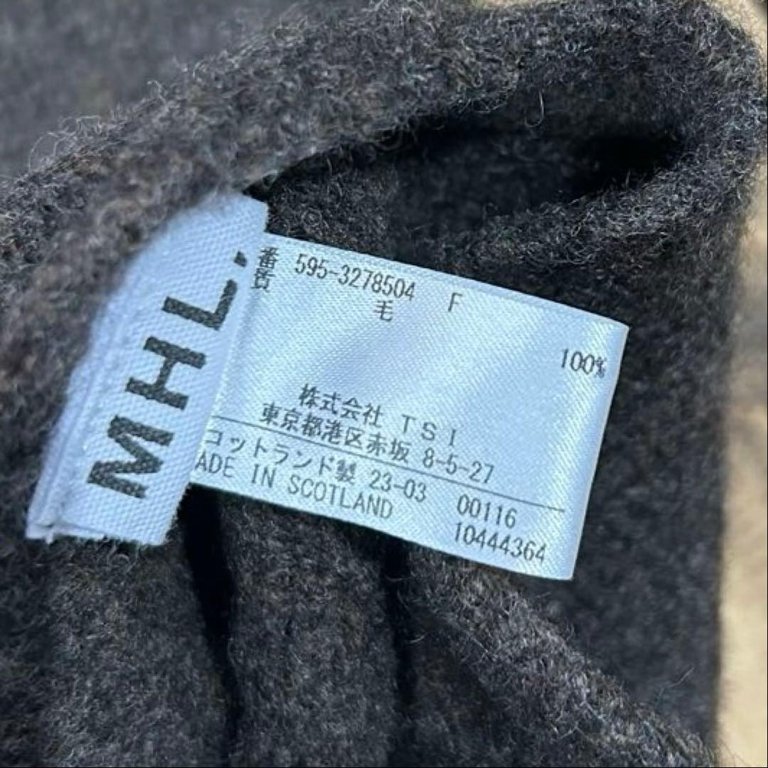 極美 23AW MHL. PULL THROUGH SCARF マフラー