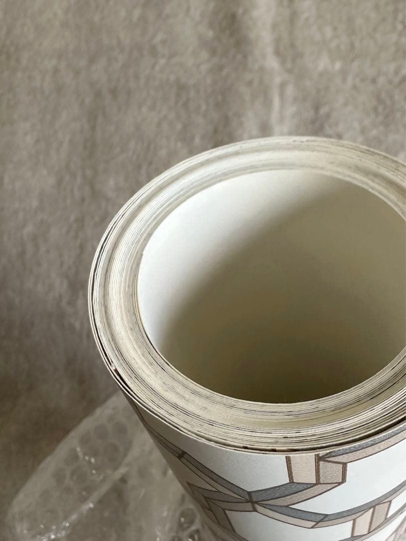 最終価格　大変希少☆ エルメス　クロス　クォーツ柄　壁紙　一ロール半分