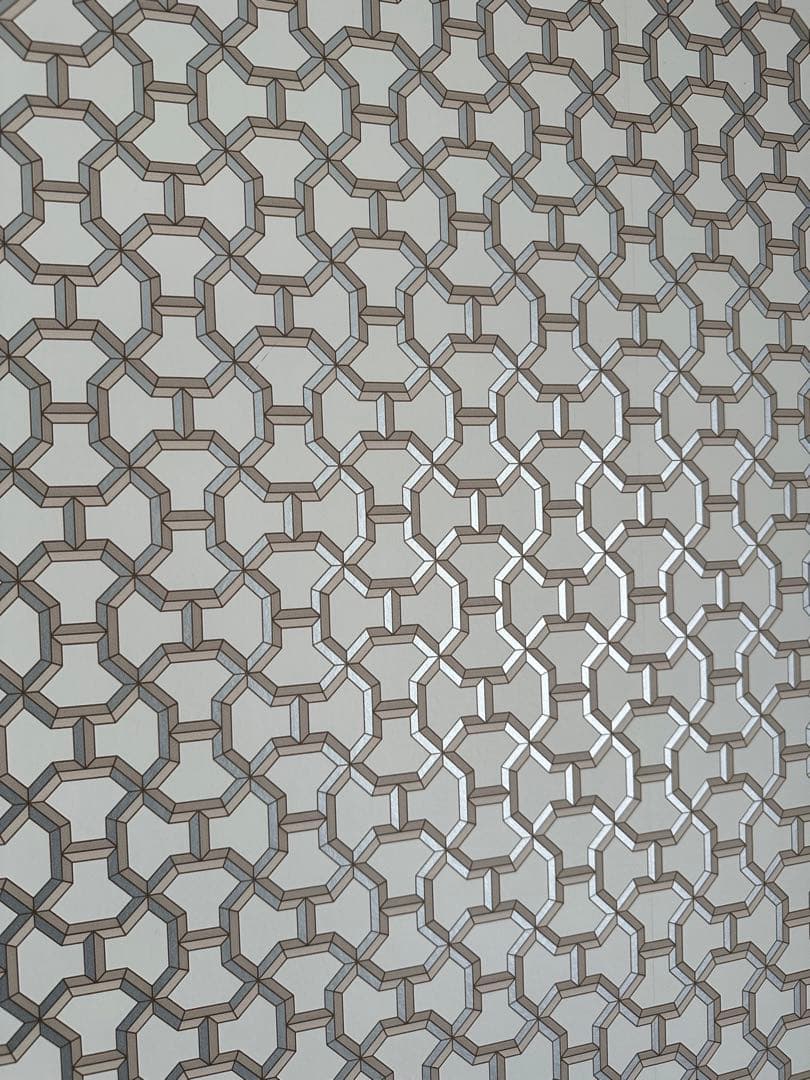 最終価格　大変希少☆ エルメス　クロス　クォーツ柄　壁紙　一ロール半分