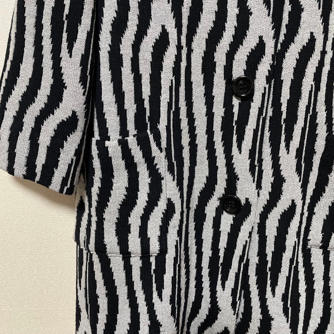 斉藤都世子(TOYOKO SAITO) ゼブラ柄 ロングコート