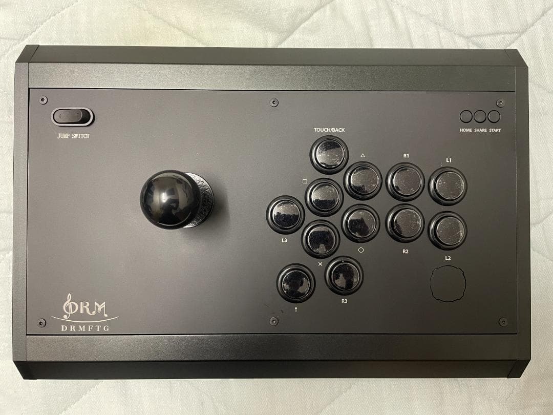DRMFTG DRM JS アーケードコントローラー　レバー クリアパネル付き
