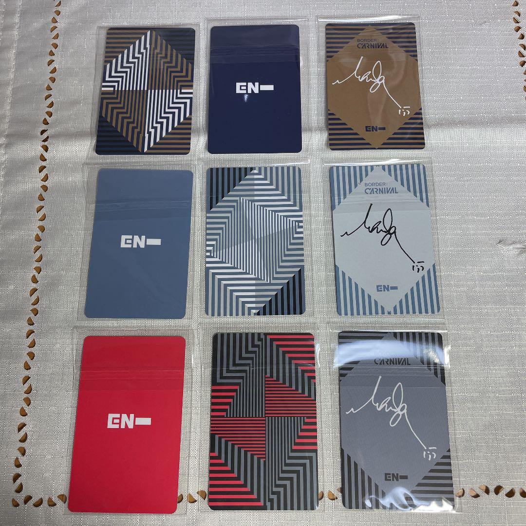 enhypen ニキ トレカ コンプ　BORDAR CARNIVAL
