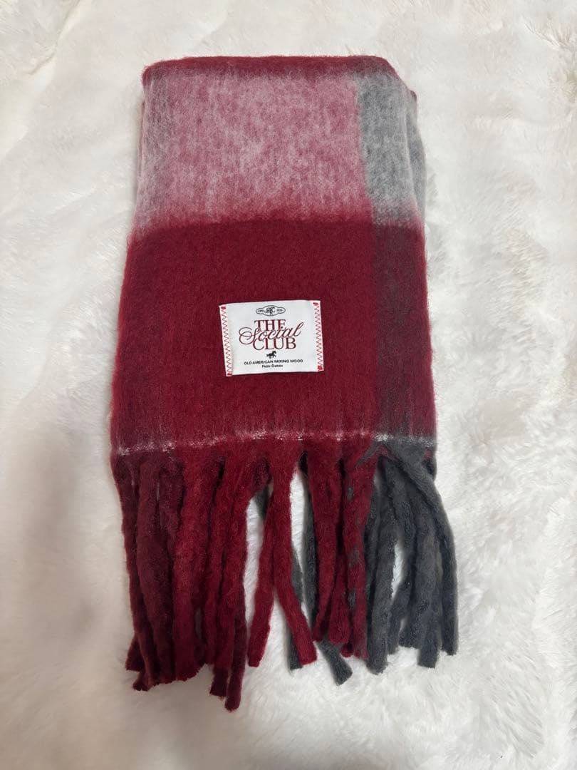 darich チェックボリュームマフラー ノベルティ