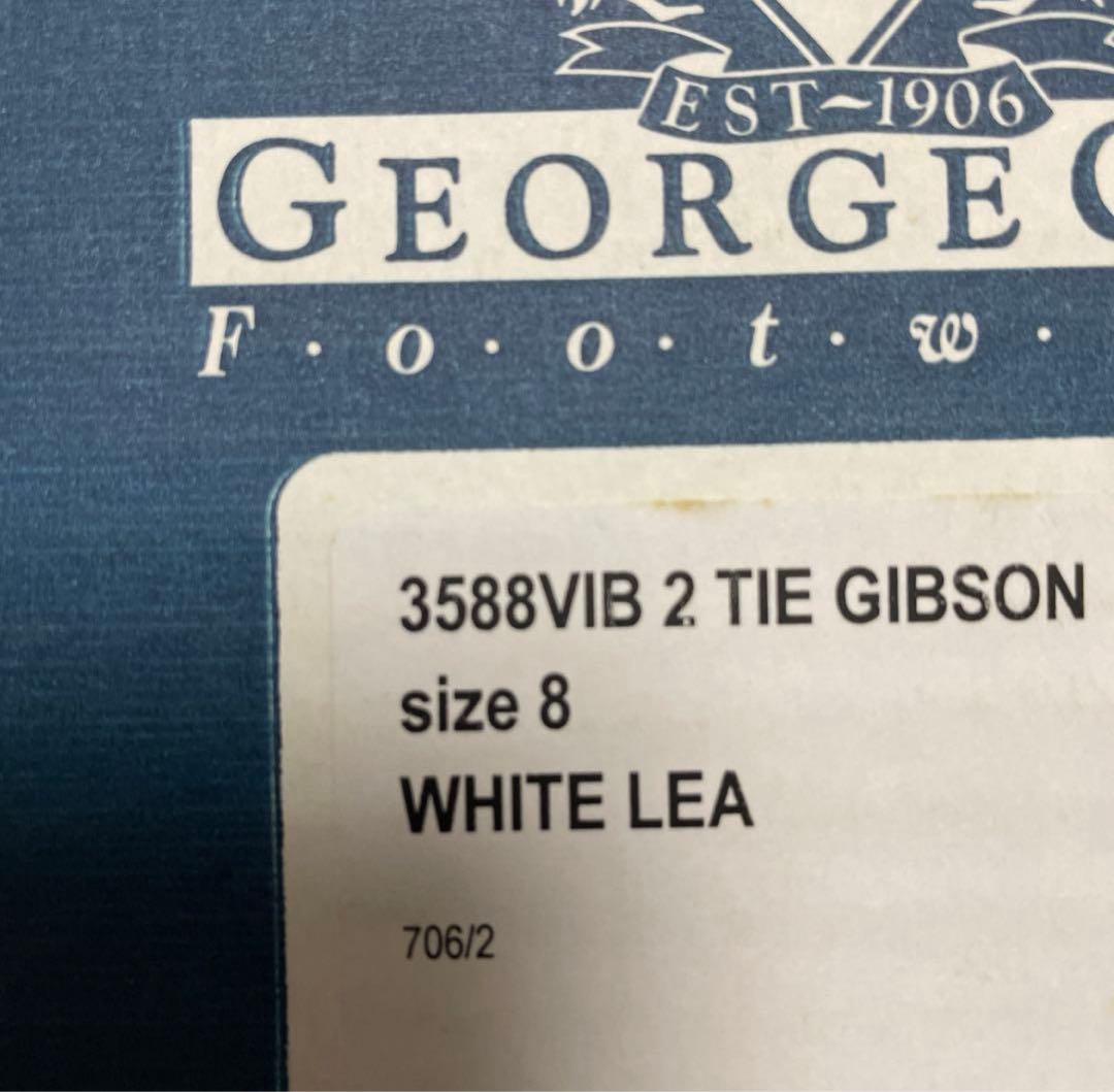 ジョージコックス　ラバーソウル　ギブソン　ホワイト 26.5~27cm