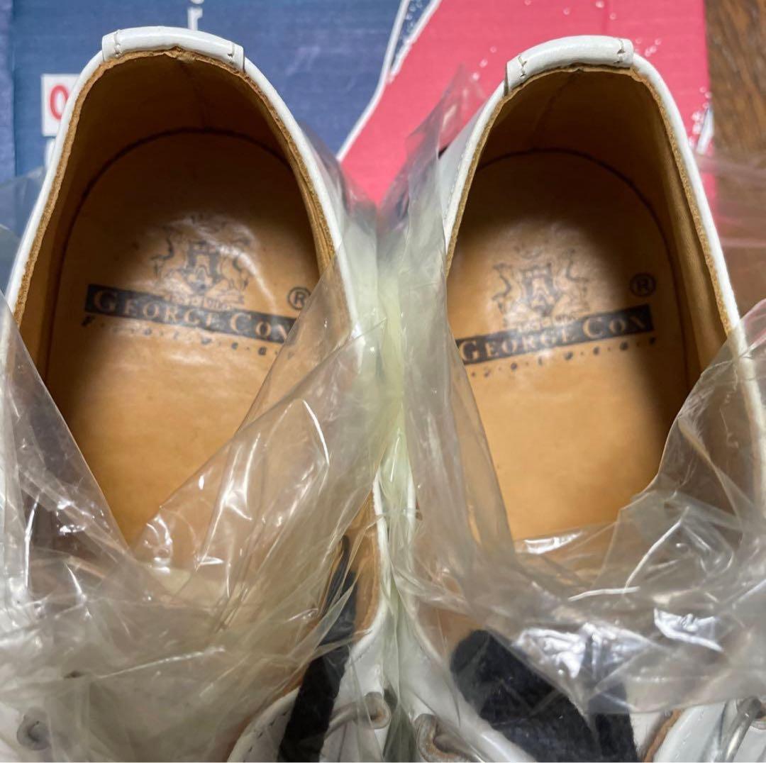 ジョージコックス　ラバーソウル　ギブソン　ホワイト 26.5~27cm