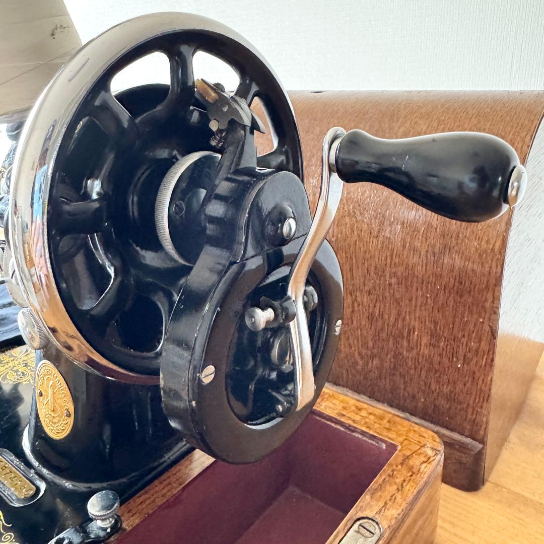 付属品多数｜縫えるアンティークミシン｜SINGER 99K 手回しミシン