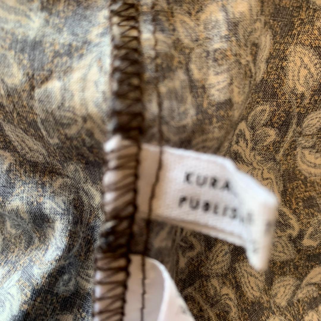 本日限定お値下げ北欧暮らしの道具店大人の為の長袖 柄ワンピース