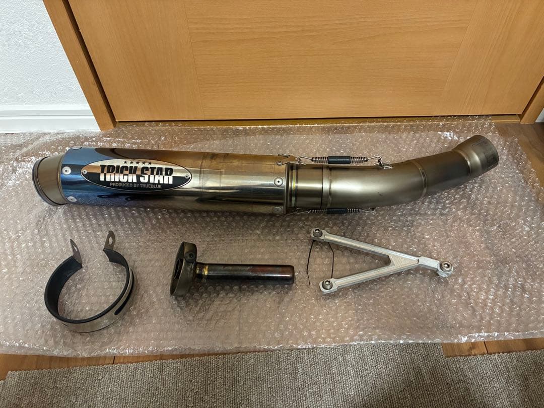 トリックスター　zx-10r スリップオン　マフラー　チタン