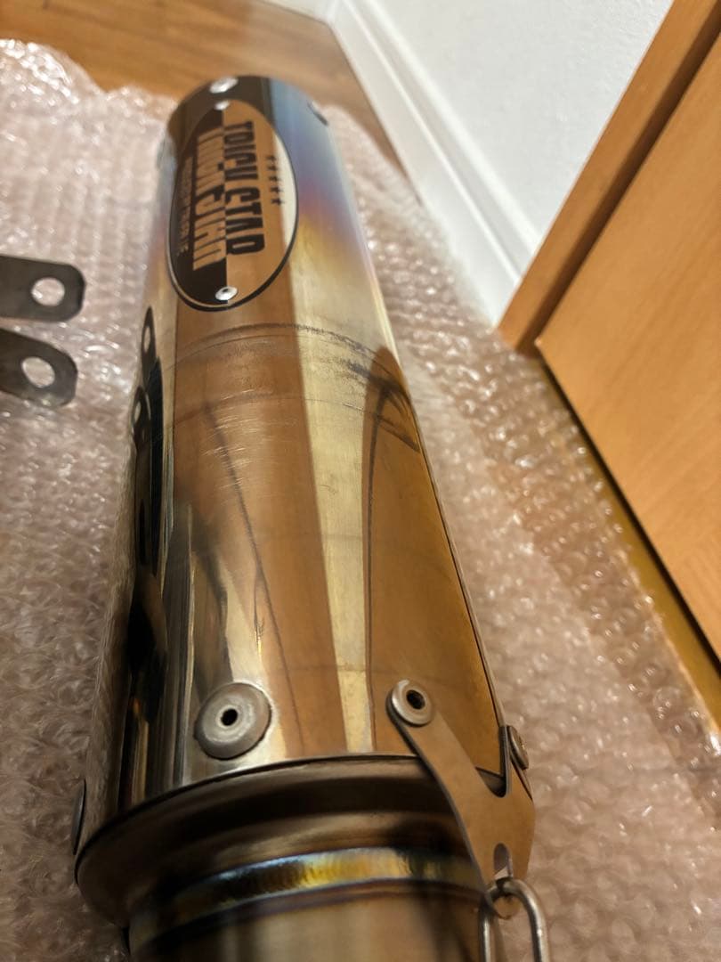 トリックスター　zx-10r スリップオン　マフラー　チタン