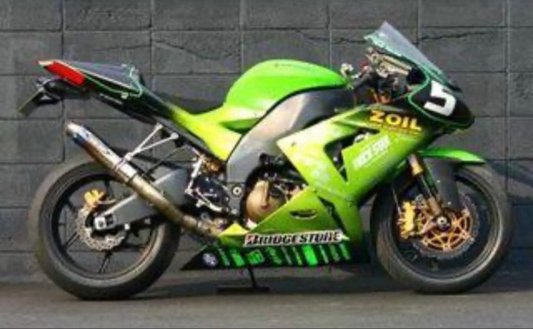 トリックスター　zx-10r スリップオン　マフラー　チタン