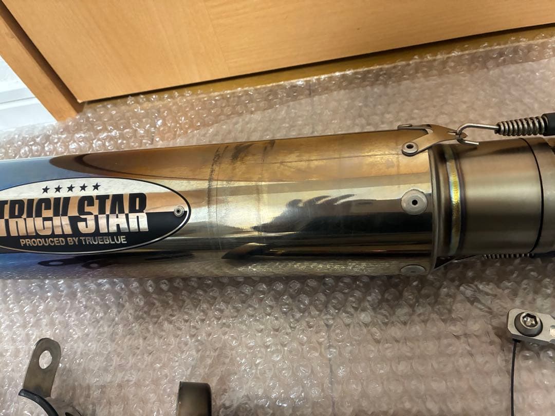 トリックスター　zx-10r スリップオン　マフラー　チタン