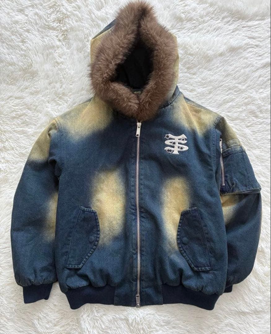 that's life ザッツライフ デニムジャケット　ジップ Lサイズ