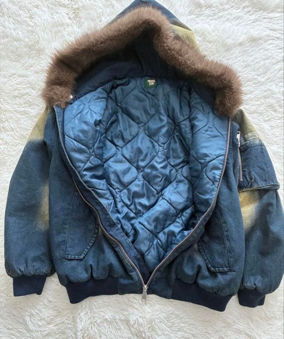 that's life ザッツライフ デニムジャケット　ジップ Lサイズ