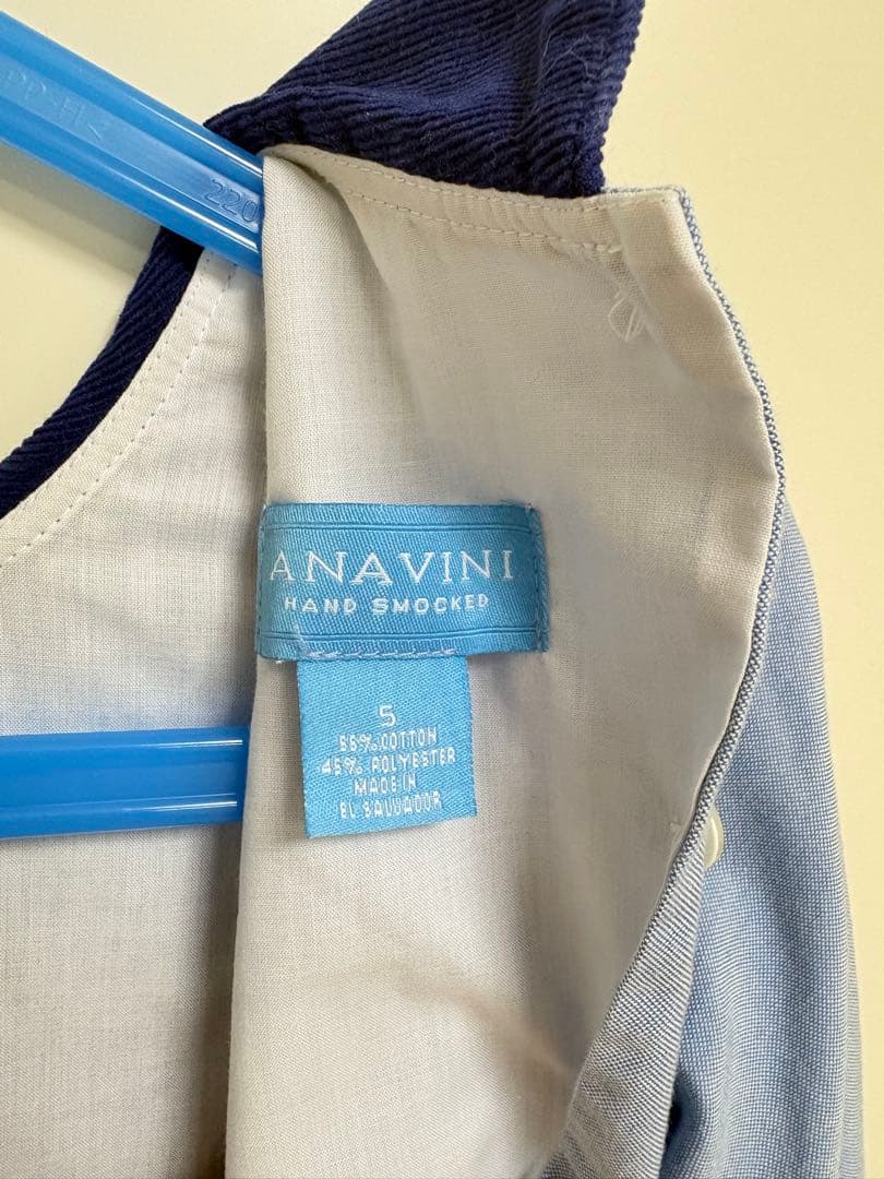 帝国ホテル　anavini アナヴィニ　ワンピース　スモッキング　5y 110