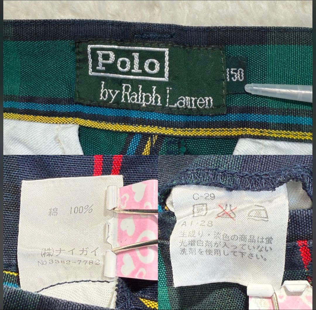 美品　ポロラルフローレン　金ボタン　セットアップ　紺ブレ 卒業　入学　150