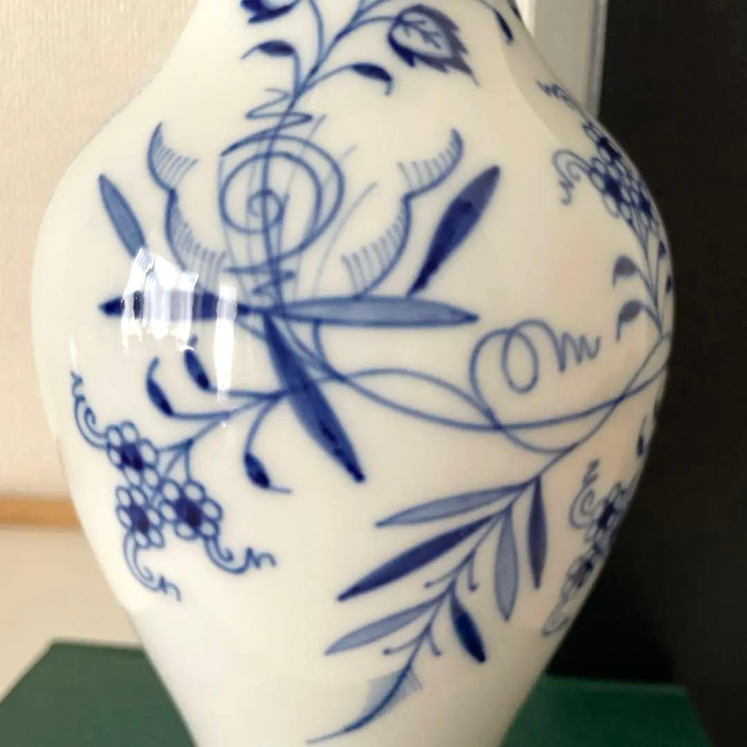 ○綺麗な花瓶○２４cm○箱入り○Meissenマイセン○