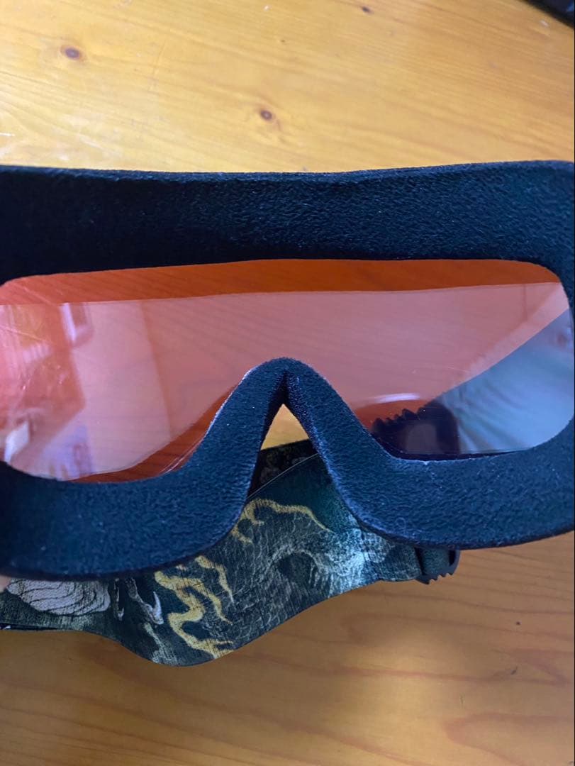 OAKLEY スノーゴーグル オレンジミラー　ラインマイナーL カズコクボモデル