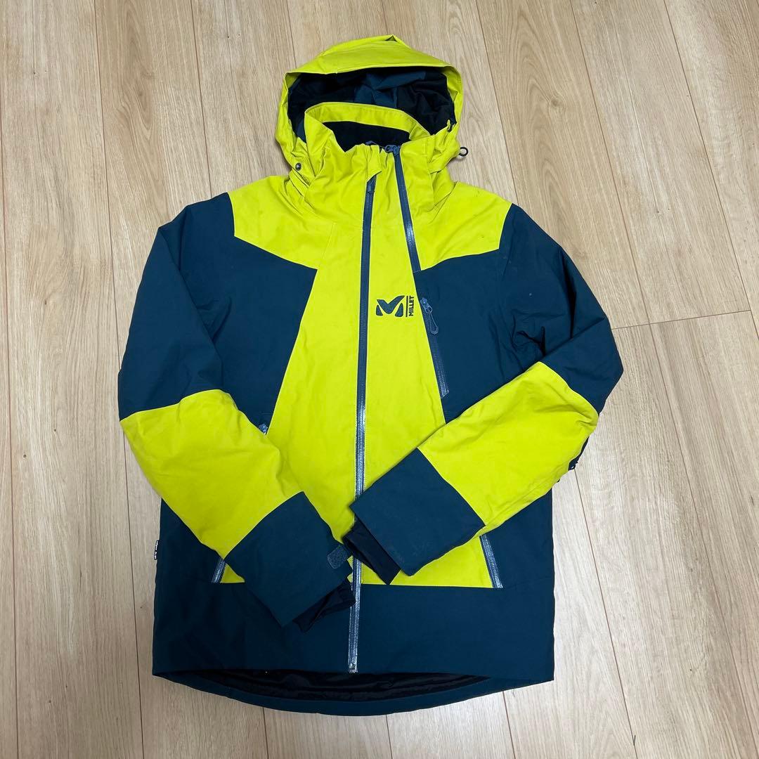ミレー スキーウェア ネイビー/イエロー 上下セット