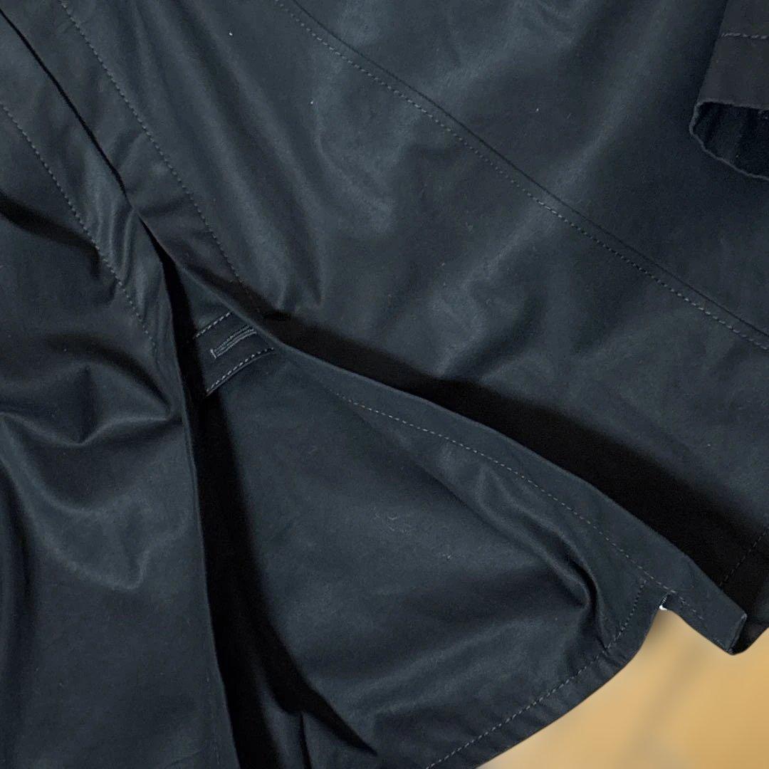 バーバリーブルーレーベル　トレンチコート　ライナー付き　黒　ベルト　チェック