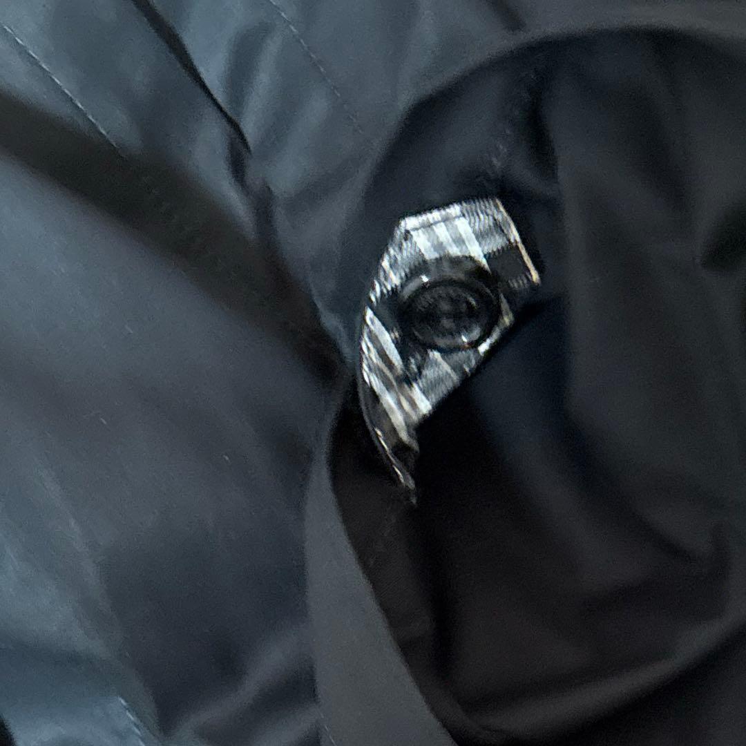 バーバリーブルーレーベル　トレンチコート　ライナー付き　黒　ベルト　チェック