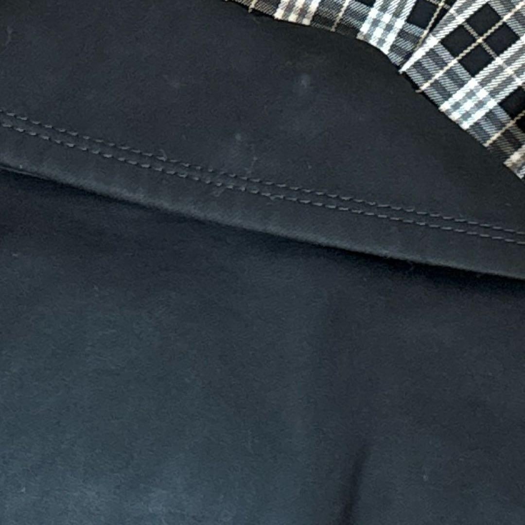 バーバリーブルーレーベル　トレンチコート　ライナー付き　黒　ベルト　チェック