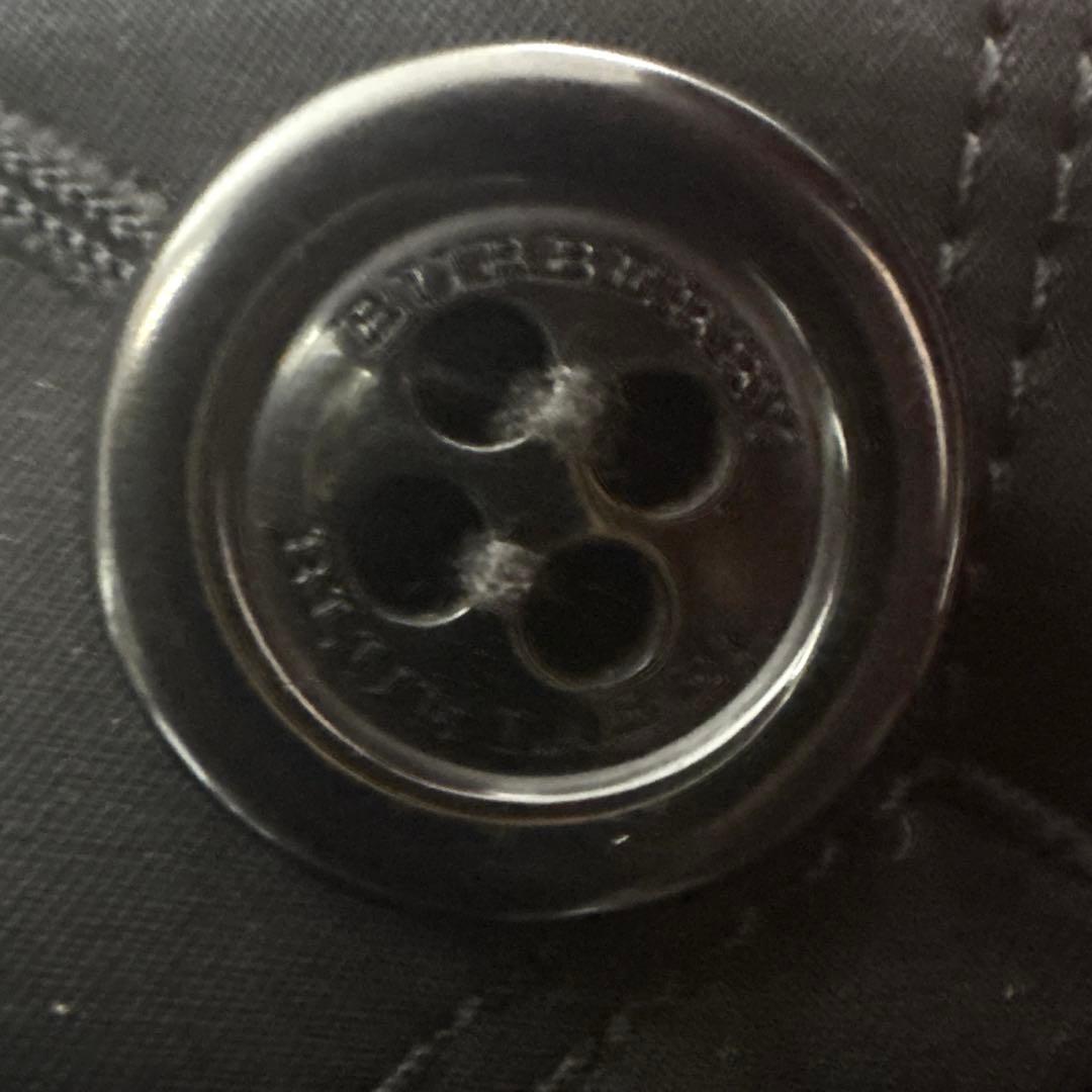 バーバリーブルーレーベル　トレンチコート　ライナー付き　黒　ベルト　チェック