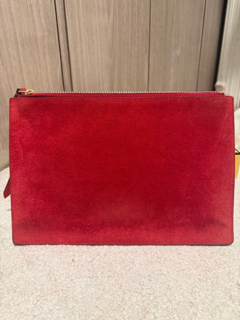 GUCCI花柄キャンバスクラッチバッグ