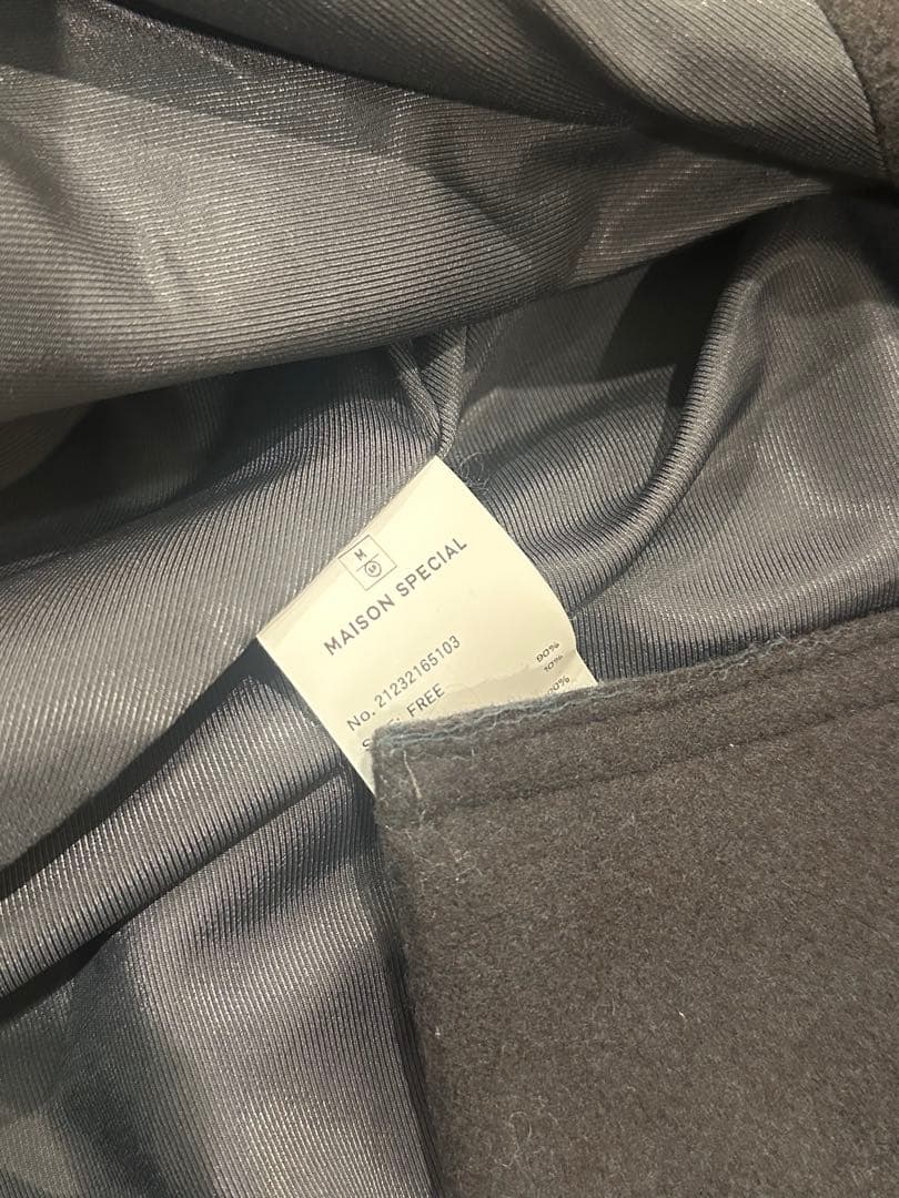 maison special スーパー140ルーズジャケットコート
