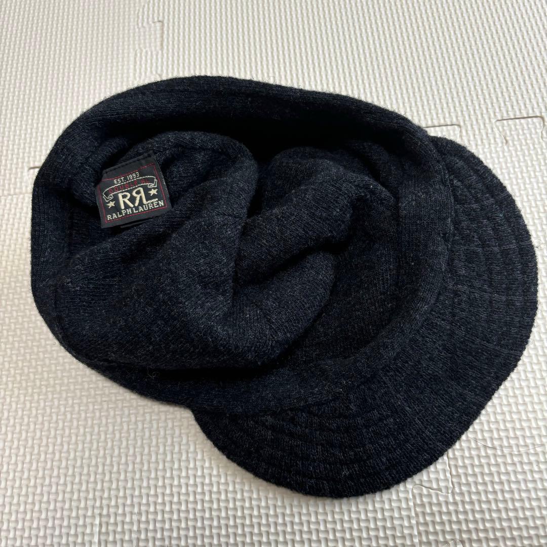 RRL ダブルアールエル　キャスケット　ハンチング帽　ストライプ