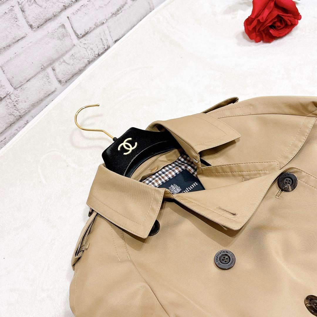 ほぼ未使用✨　アクアスキュータム　トレンチコート　ベージュ　ライナー　6