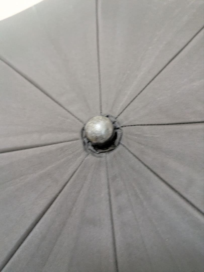 芦屋ロサブラン　シングルフリル 日傘　ブラック