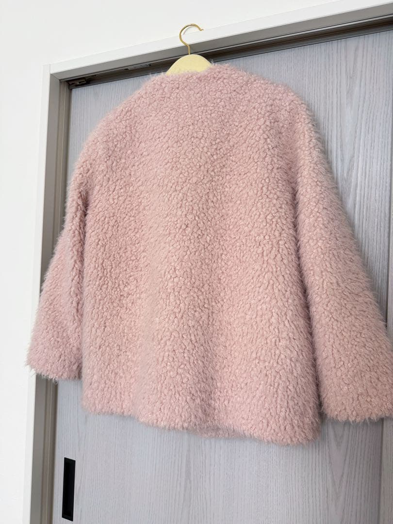 Her lip to /  Faux Fur Coat ピンク