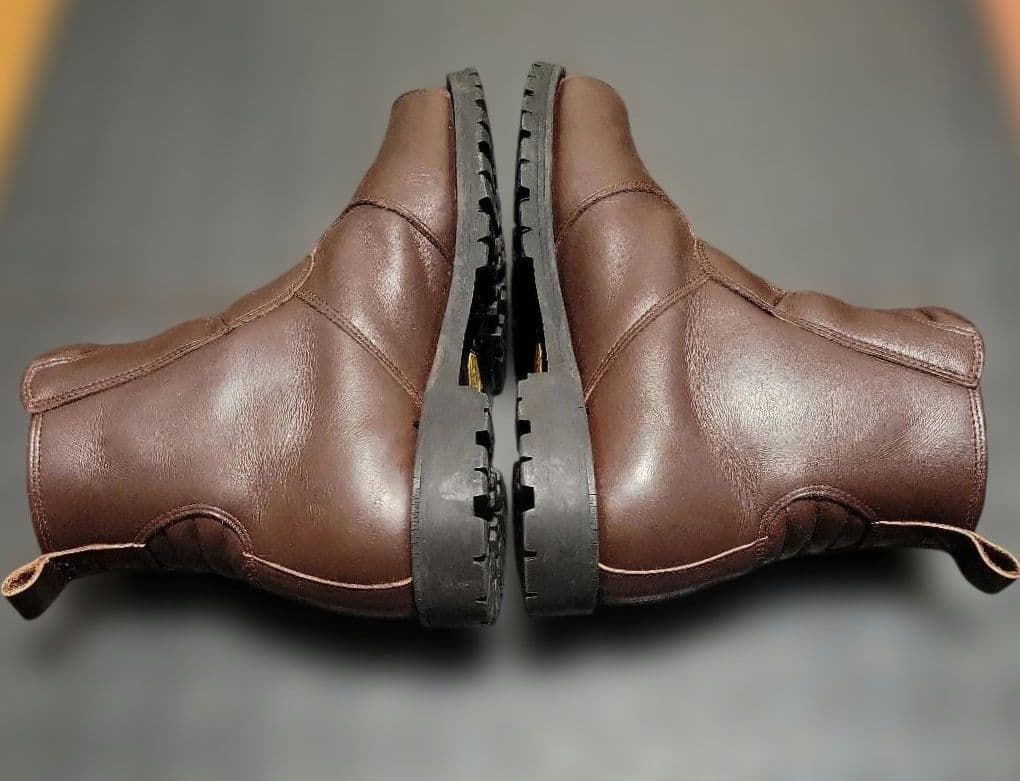 HONDA ホンダ　レザーショートブーツ　ブラウン　26cm　中古品！