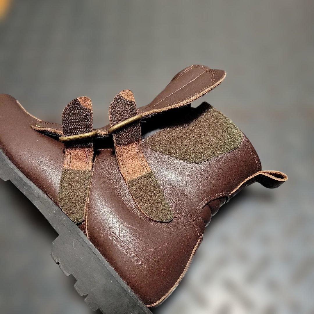 HONDA ホンダ　レザーショートブーツ　ブラウン　26cm　中古品！