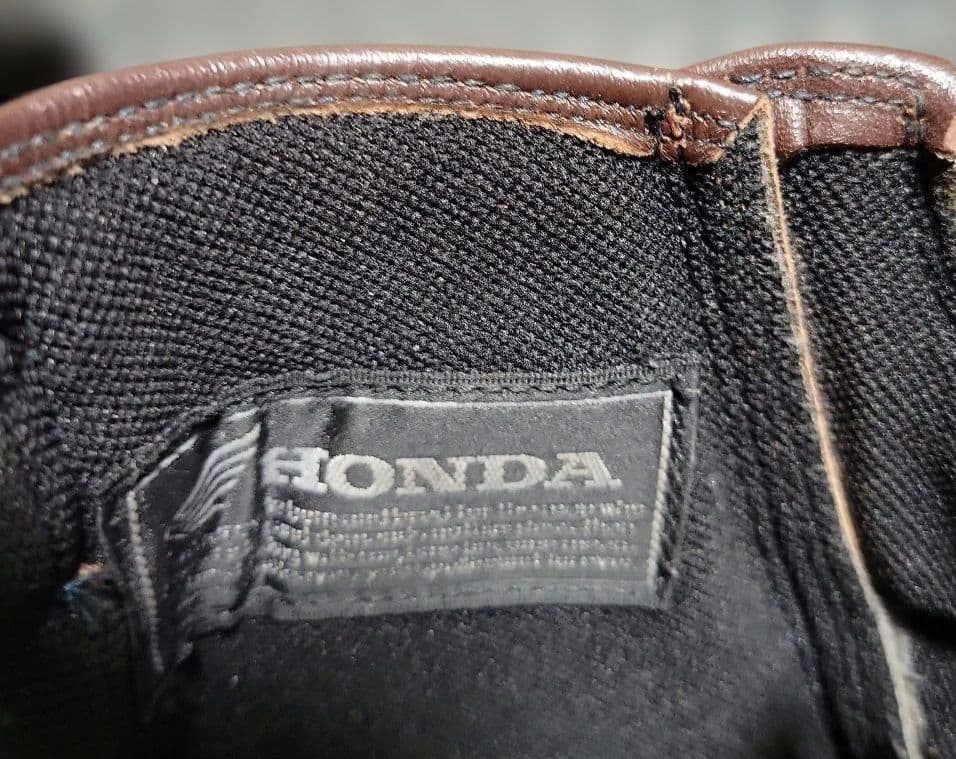 HONDA ホンダ　レザーショートブーツ　ブラウン　26cm　中古品！